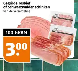 Poiesz Gegrilde rosbief of Schwarzwalder schinken aanbieding