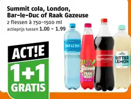 Poiesz Summit cola, London, Bar-le-Duc of Raak Gazeuse aanbieding