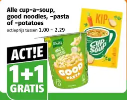 Poiesz Alle cup-a-soup, good noodles, -pasta of -potatoes aanbieding