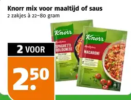 Poiesz Knorr mix voor maaltijd of saus aanbieding