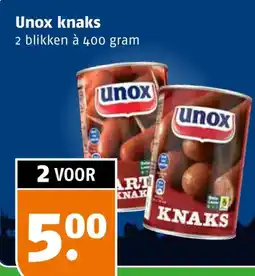 Poiesz Unox knaks aanbieding