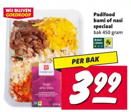 Nettorama Padifood bami of nasi speciaal aanbieding