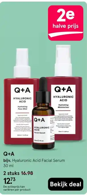 Q+A Hyaluronic Acid Facial Serum