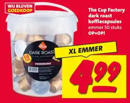 Nettorama The Cup Factory dark roast koffiecapsules aanbieding