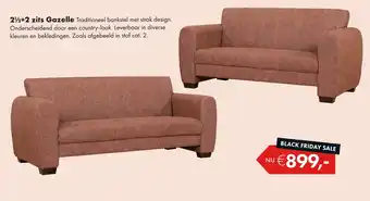 Gazelle 2½+2 zits