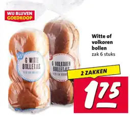 Nettorama Witte of volkoren bollen aanbieding