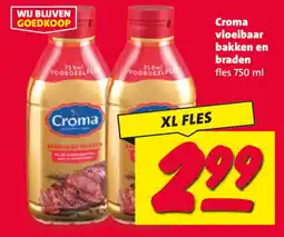 Nettorama Croma vloeibaar bakken en braden aanbieding
