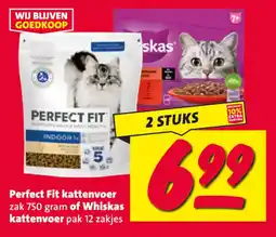 Nettorama Perfect Fit kattenvoer of Whiskas kattenvoer aanbieding