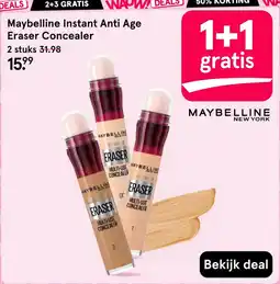 Etos Maybelline Instant Anti Age Eraser Concealer aanbieding