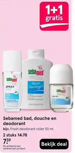 Etos sebamed bad, douche en deodorant aanbieding