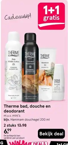 Etos Therme bad, douche en deodorant aanbieding