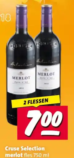 Nettorama Cruse Selection merlot aanbieding