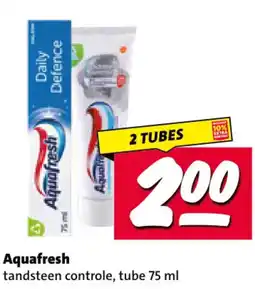Nettorama Aquafresh tandsteen controle aanbieding
