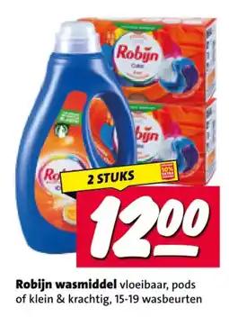 Nettorama Robijn wasmiddel aanbieding