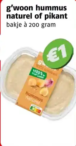 Poiesz g'woon hummus aanbieding