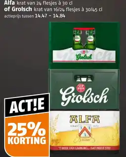 Poiesz Alfa of Grolsch aanbieding