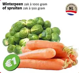 Poiesz Winterpeen of spruiten aanbieding