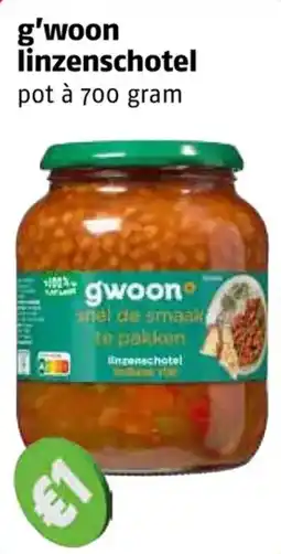 Poiesz g'woon linzenschotel aanbieding