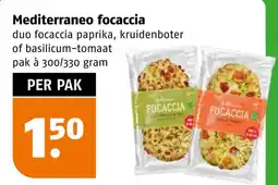 Poiesz Mediterraneo focaccia aanbieding