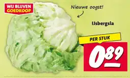 Nettorama IJsbergsla aanbieding