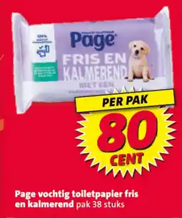 Nettorama Page vochtig toiletpapier fris en kalmerend aanbieding