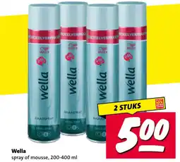 Nettorama Wella spray of mousse aanbieding