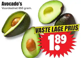 Dirk Avocado's 650g aanbieding