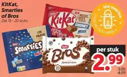 Dekamarkt KitKat, Smarties of Bros aanbieding