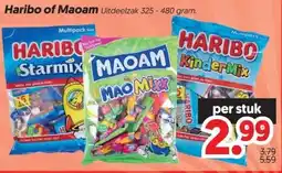 Dekamarkt Haribo of Maoam aanbieding