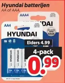 Dekamarkt Hyundai batterijen aanbieding