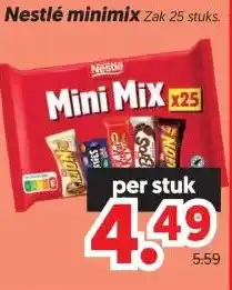 Dekamarkt Nestlé minimix aanbieding