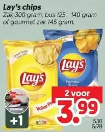 Dekamarkt Lay's chips aanbieding