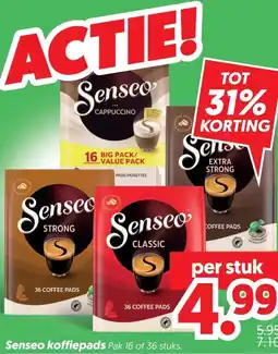 Dekamarkt Senseo koffiepads aanbieding