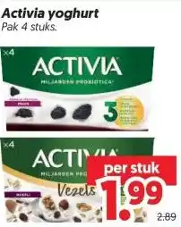 Dekamarkt Activia yoghurt aanbieding