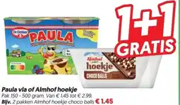 Dekamarkt Paula vla of Almhof hoekje aanbieding