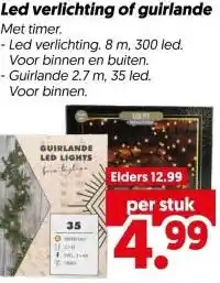 Dekamarkt Led verlichting of guirlande aanbieding