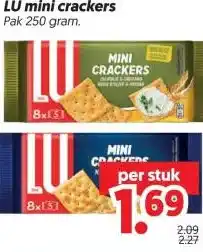 Dekamarkt LU mini crackers aanbieding