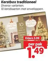 Dekamarkt Kerstbox traditioneel aanbieding
