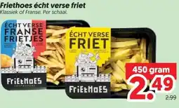 Dekamarkt Friethoes écht verse friet aanbieding