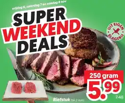 Dekamarkt Biefstuk aanbieding