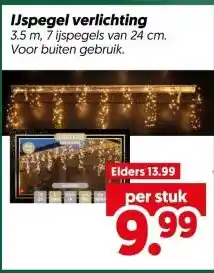 Dekamarkt IJspegel verlichting aanbieding