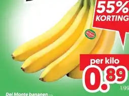 Dekamarkt Del Monte bananen aanbieding