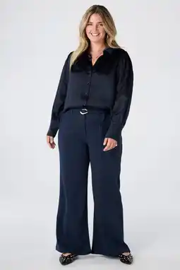 Wehkamp MS Mode blouse Plus Size - donkerblauw aanbieding