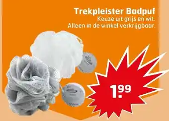 Trekpleister Badpuf aanbieding