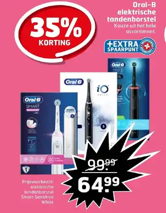 Trekpleister Oral-b elektrische tandenborstel aanbieding