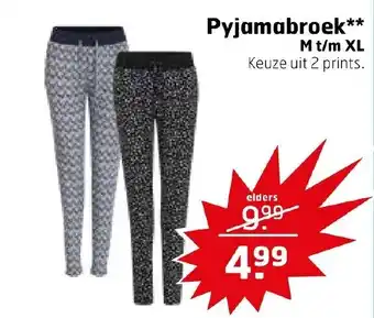 Trekpleister Pyjamabroek aanbieding