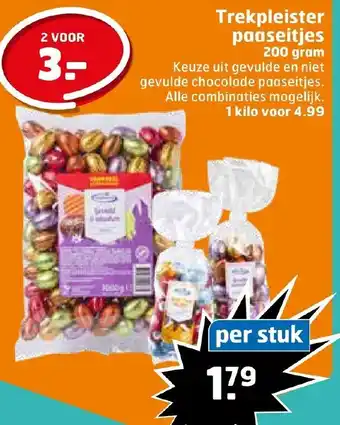 Trekpleister Paaseitjes 200g aanbieding