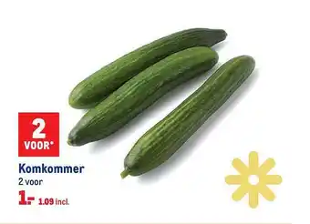 Makro Komkommer aanbieding