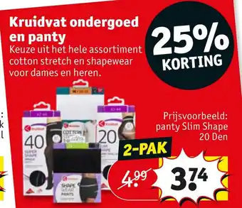 Kruidvat Ondergoed en panty aanbieding