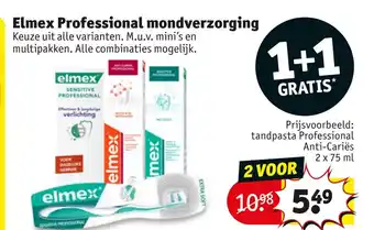 Kruidvat Elmex Professional mondverzorging aanbieding